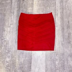 Forever 21/ red mini skirt/ size S